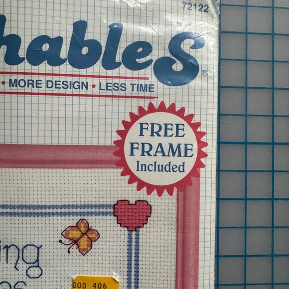 Stitchables Precious Children Counted Cross Stitch Kit Frame Supplies - Picture 7 of 7